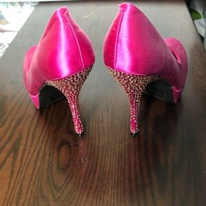 Hot pink heels